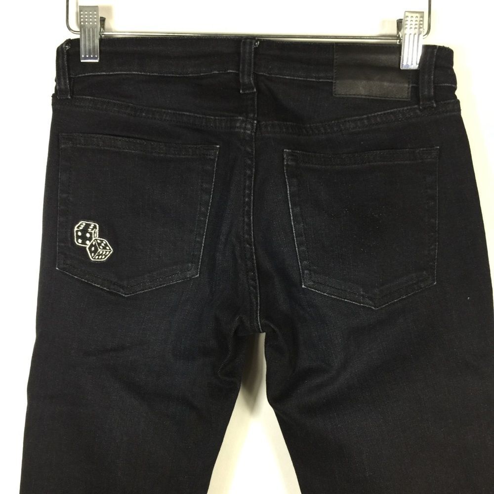 R13 Kate Skinny Jeans Dark Moon Size 25